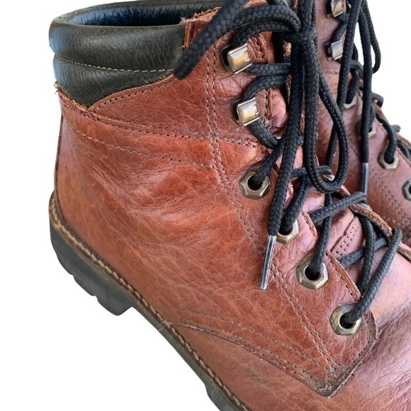 H.S. Trask Mens Brown Leather Ankle Lace Up Chukka Boots Size 10 M Made in USA main image 7